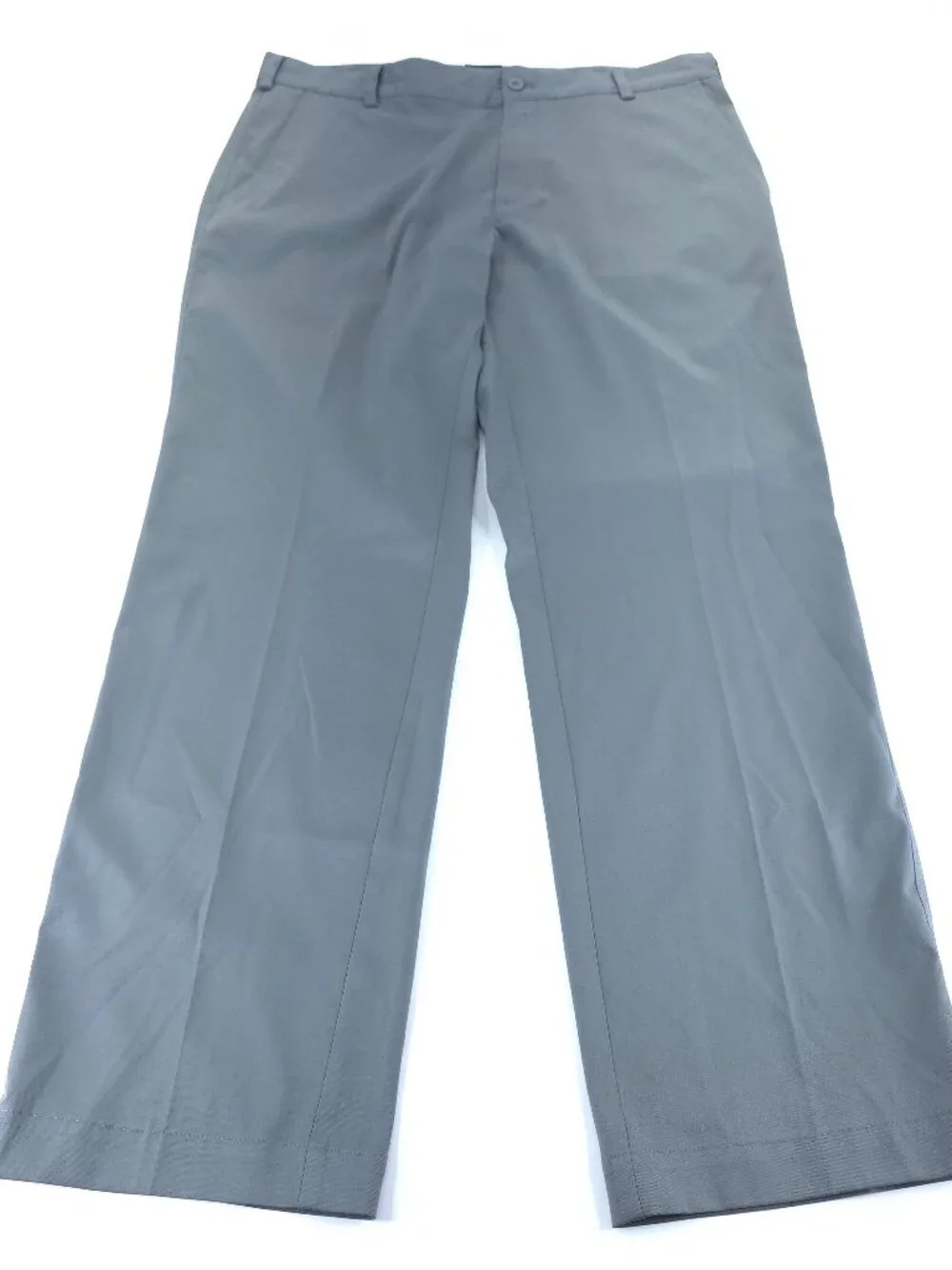 Nike Dri Fit Golf Pants Mens 34x30 Grey Straight Performance Golf Trousers